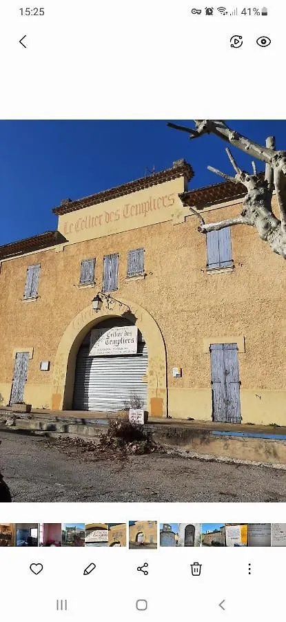 Le Logis Des Templiers Appartement Climatise Regusse 0*,  France
